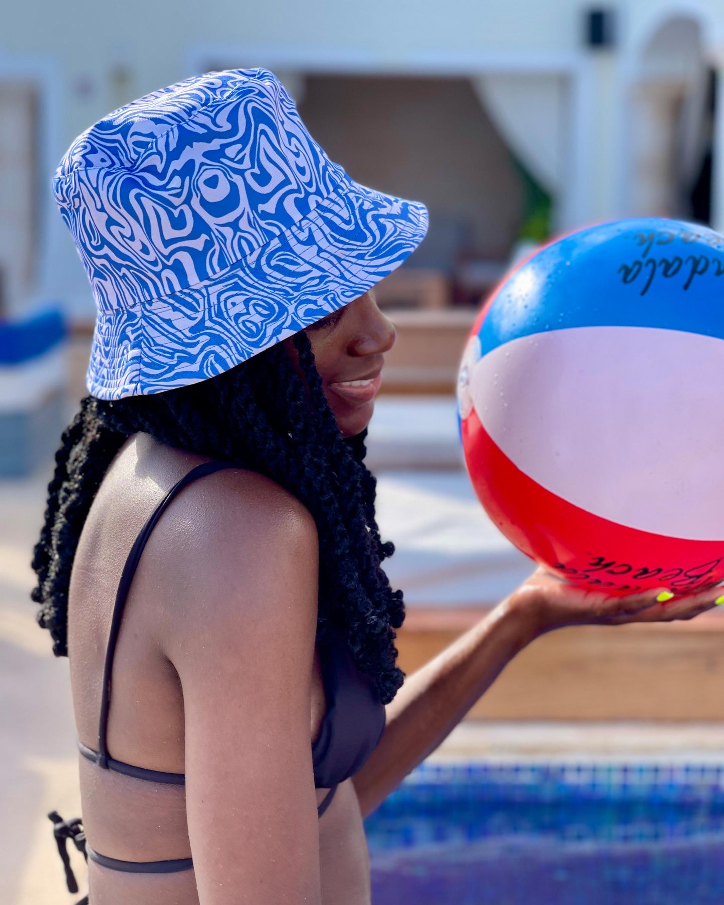 "BLUE WATER 2" BUCKET HAT