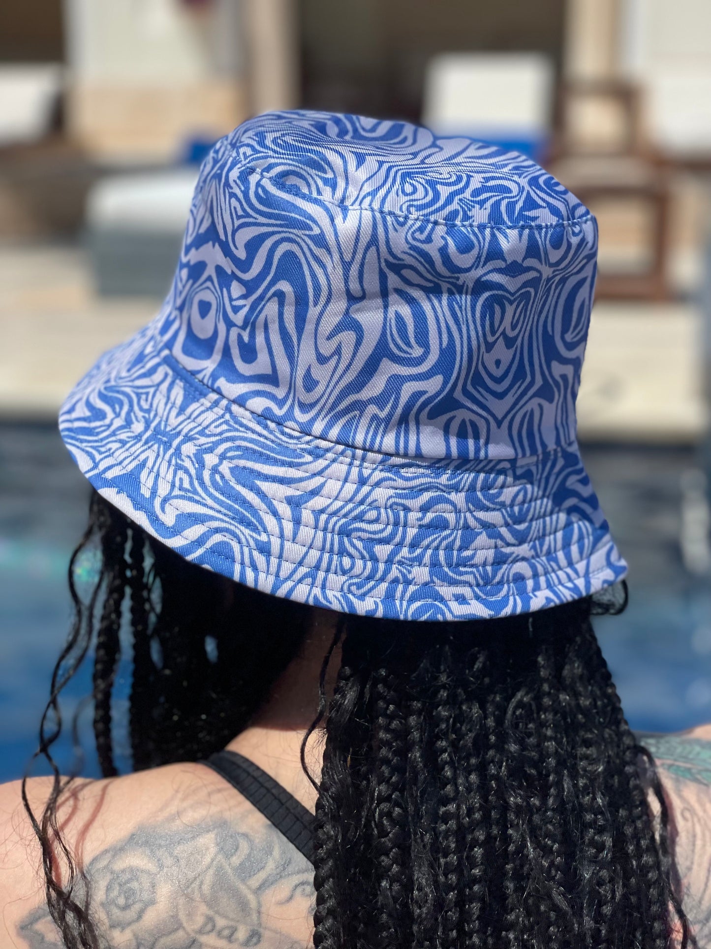 "BLUE WATER 2" BUCKET HAT