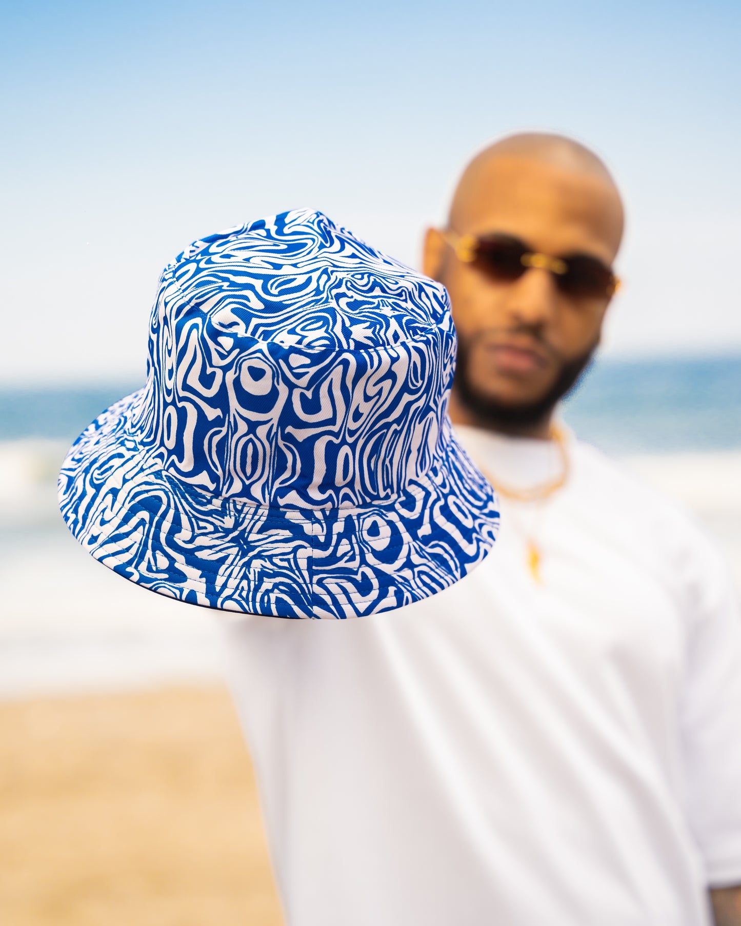 "BLUE WATER 2" BUCKET HAT